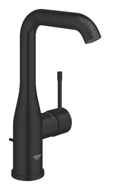 Levně Grohe Essence New - Umyvadlová baterie s výpustí, matná černá 326282431
