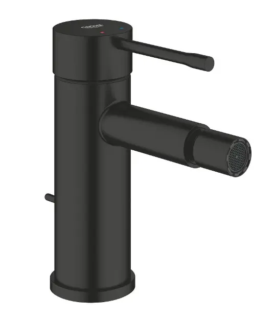 Levně Grohe Essence New - Bidetová baterie s výpustí, matná černá 329352431