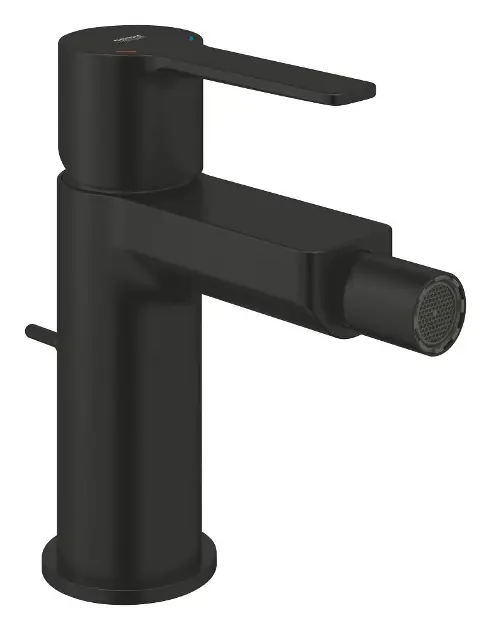 Levně Grohe Lineare New - Bidetová baterie s výpustí, matná černá 338482431