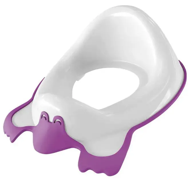Aqualine Duck - Abattant WC sans couvercle, pour enfants, violet 366424