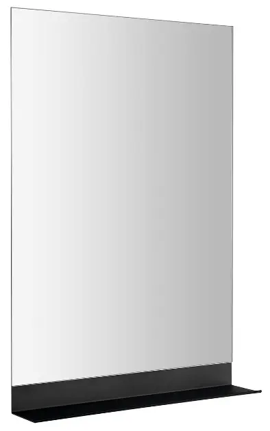 Aqualine Seca - Огледало 50x95 см, матово черно 22494S