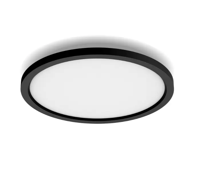 Levně Philips Hue Aurelle - Chytré stropní LED svítidlo, průměr 40 cm, černá 929003597902