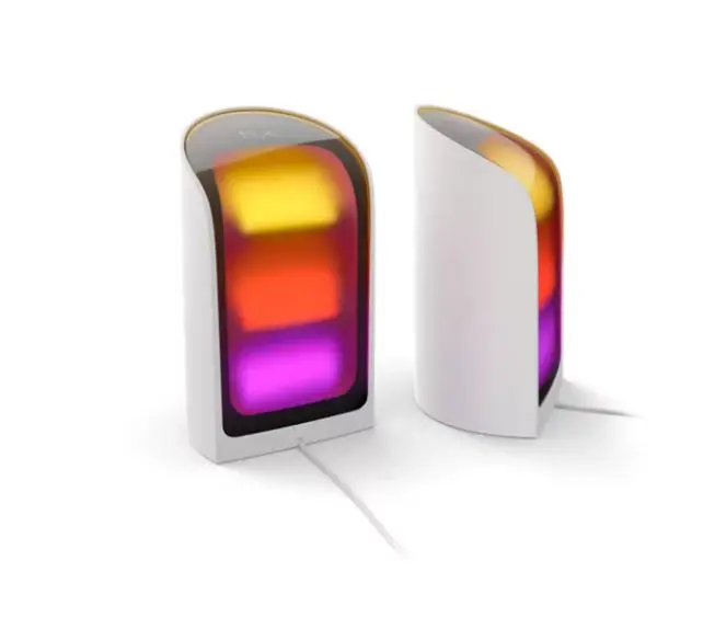 Levně Philips Hue Play - Chytré stolní LED svítidlo, bílá , 2 ks 929004236201