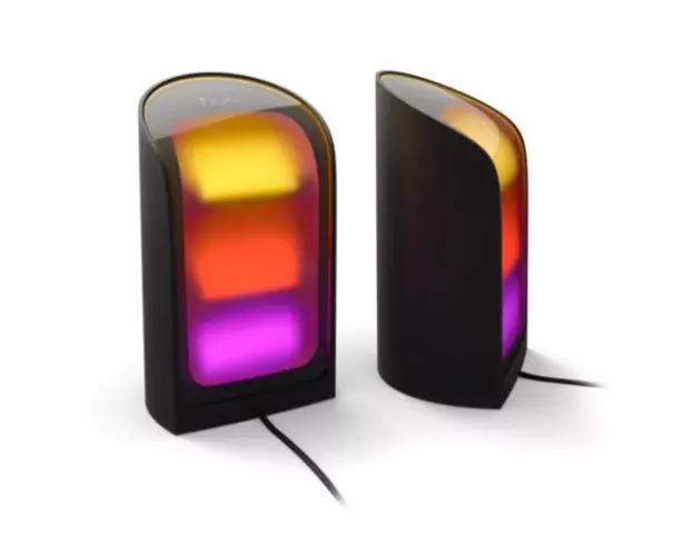 Levně Philips Hue Play - Chytré stolní LED svítidlo, černá, 2 ks 929004236301