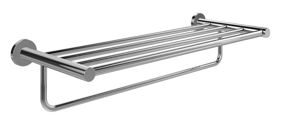 Villeroy & Boch Elements Tender - Поставка за кърпи с рафт, дължина 60 см, хром TVA15100600061