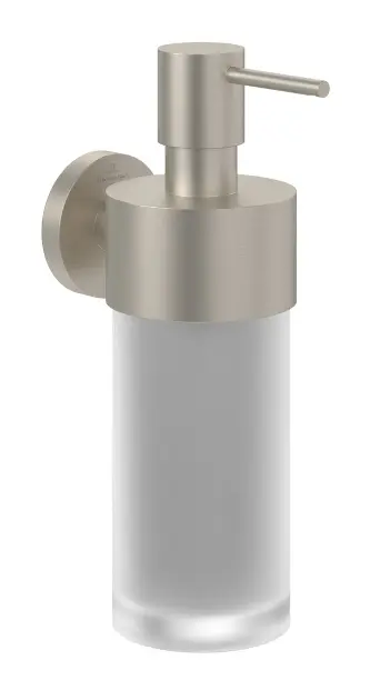 Villeroy & Boch Elements Tender - Дозатор за сапун с държач, стъкло/мат полиран никел TVA15100700064