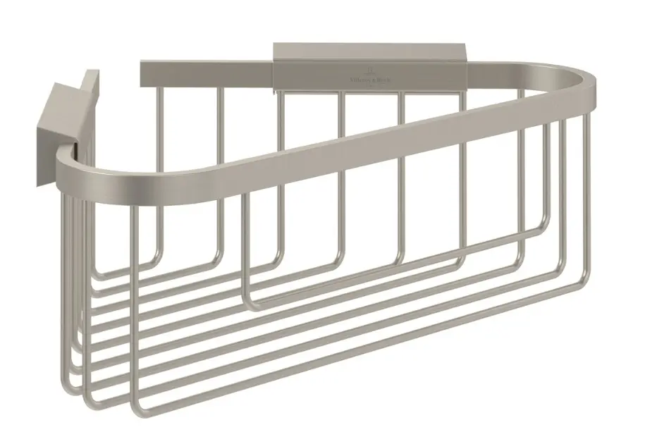 Villeroy & Boch Elements Tender - Ъглов рафт, матиран полиран никел TVA15100900064