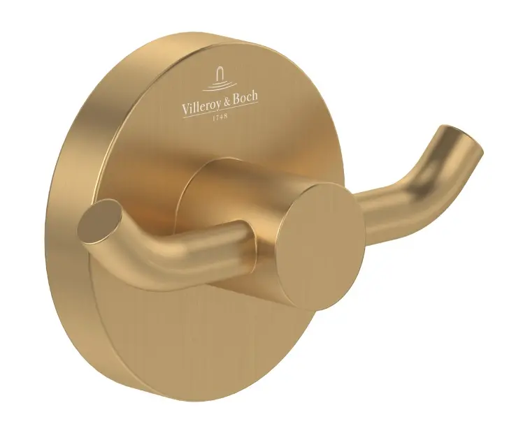 Villeroy & Boch Elements Tender - Двойна кука, матирано злато TVA15101200076