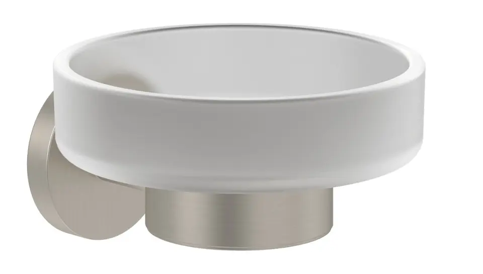 Villeroy & Boch Elements Tender - Сапунерка с държач, стъкло/мат полиран никел TVA15101900064