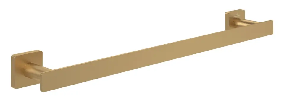 Villeroy & Boch Elements Striking - Поставка за кърпи, дължина 50 см, матирано злато TVA15200100076