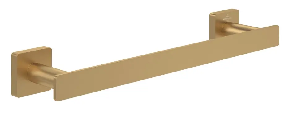 Villeroy & Boch Elements Striking - Поставка за кърпи, дължина 35 см, матирано злато TVA15200900076