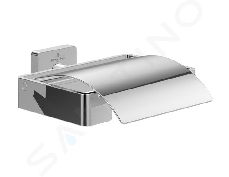 Villeroy & Boch Elements Striking - Držák toaletního papíru, chrom TVA15201300061