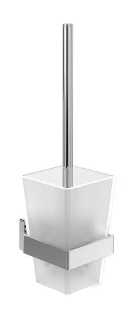 Villeroy & Boch Elements Striking - Стенна тоалетна четка с държач, стъкло/хром TVA15201700061