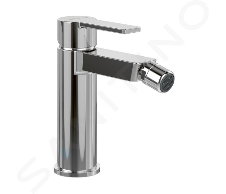 Villeroy & Boch Architectura - Bateria bidetowa z odpływem, AquaSmart, chrom TVB10300100061