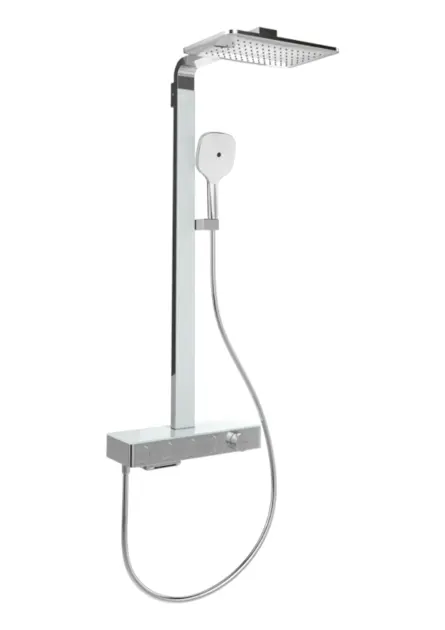 Villeroy & Boch Infinity Showers - Doucheset met thermostaat,  36x24 cm, 3 stralen, chroom TVS11000500061