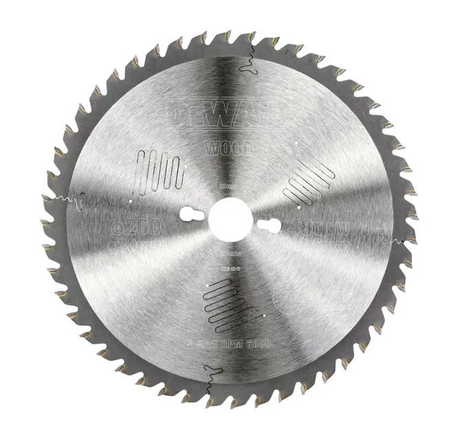 Levně DeWALT - Pilový kotouč na dřevo, 260x30 mm, 48 zubů DT4324