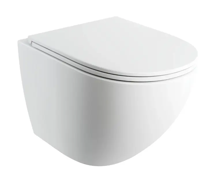 OMNIRES Ottawa Comfort - Wand-WC mit SoftClose-Sitz, Rimless, weiß matt OTTAWACSPMWBM