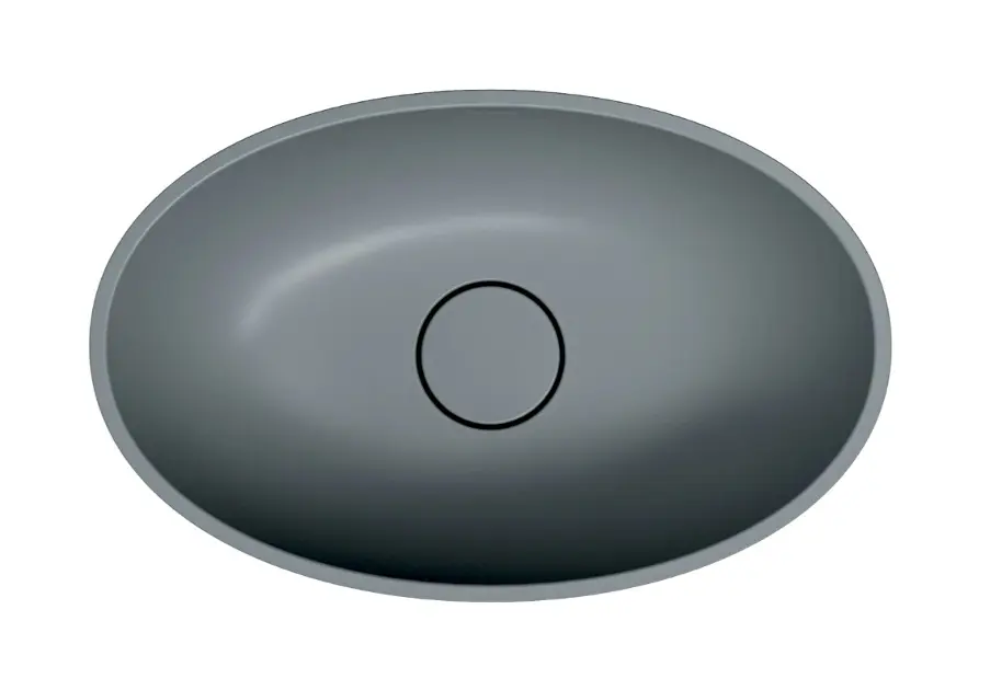 OMNIRES Shell M+ - Opbouwwastafel, 50x32 cm, zonder overloop, zonder ...
