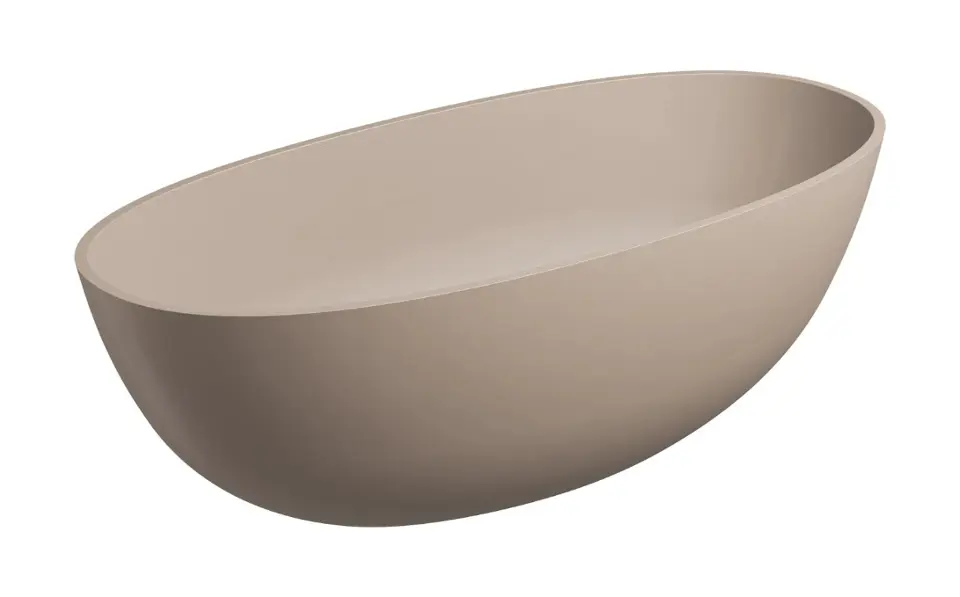 OMNIRES Shell M+ - Wanna wolnostojąca, 160x75 cm, matowy beż SHELLWWDB