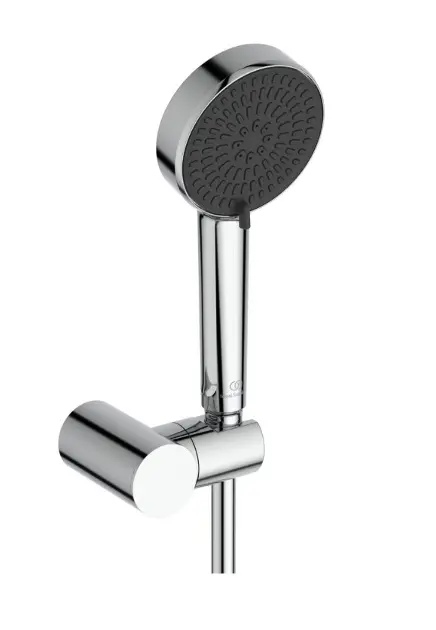 Ideal Standard Idealrain - Set pommeau de douche, support et flexible, 2 jets, chrome BE153AA