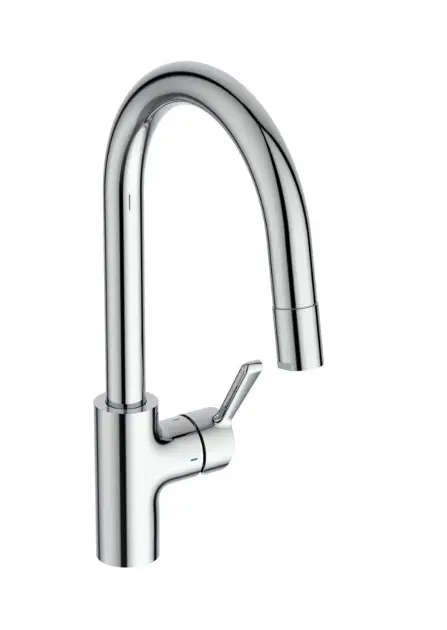 Ideal Standard Ceralife - Baterie chiuvetă cu capăt extractibil, crom BE241AA