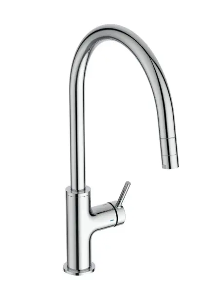 Ideal Standard Ceraline Nuovo - Pesuallassekoitin ulosvedettävällä suihkulähteellä, kromi BE268AA