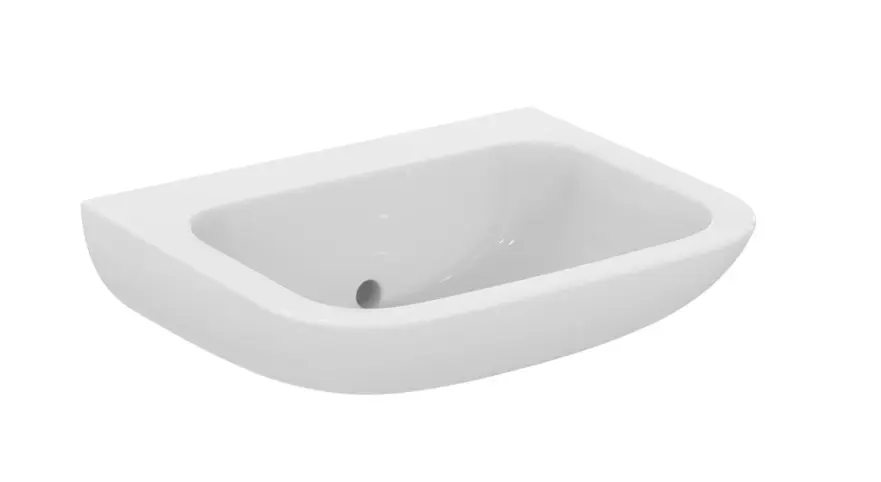 Levně Ideal Standard Contour 21+ - Umyvadlo 60x47 cm, bez přepadu, bez otvoru pro baterii, SmartGuard+, bílá E2328HY