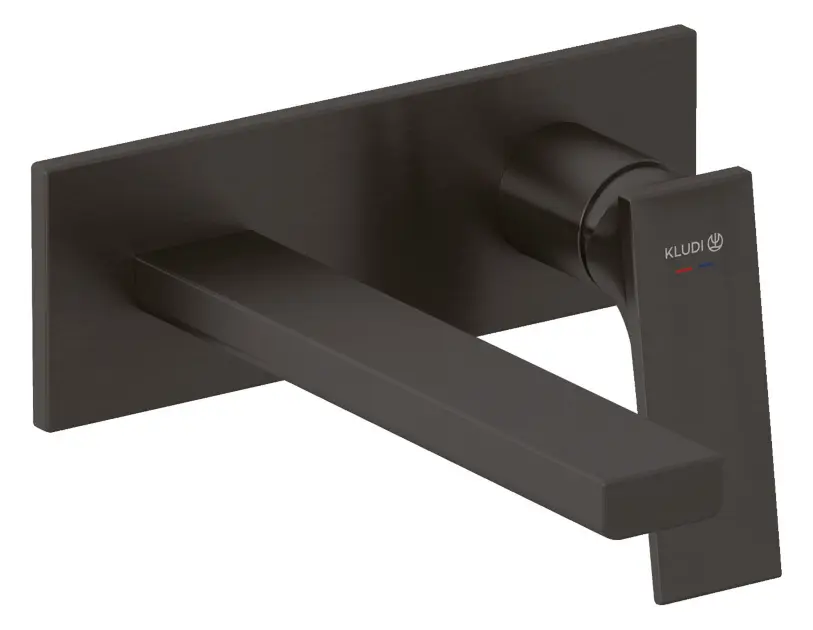 Levně Kludi Decus - Umyvadlová baterie pod omítku, broušený Gunmetal 54244N275
