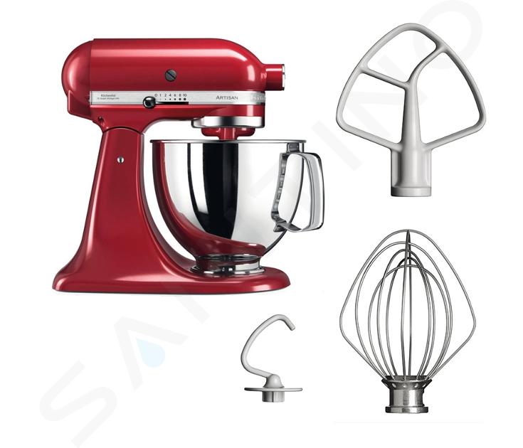 KitchenAid - Robot de cocina Artisan, 300 W, rojo 5KSM125EER