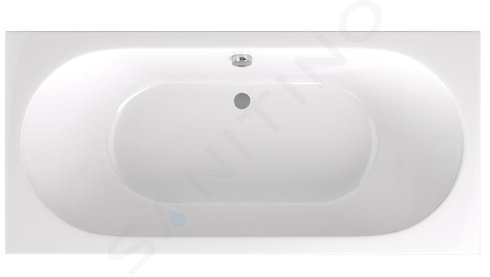 kielle Oudee - Bañera rectangular 170x80 cm, blanca 11102530