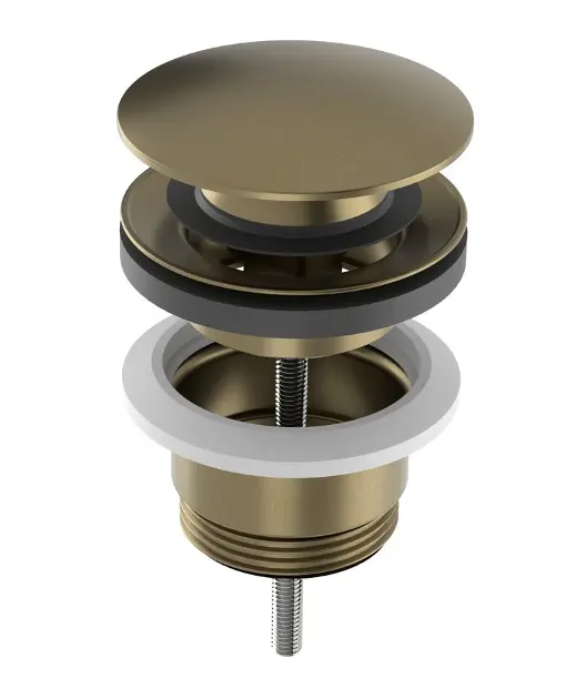 Sapho - Umyvadlová výpusť, matná zlatá CV1002G