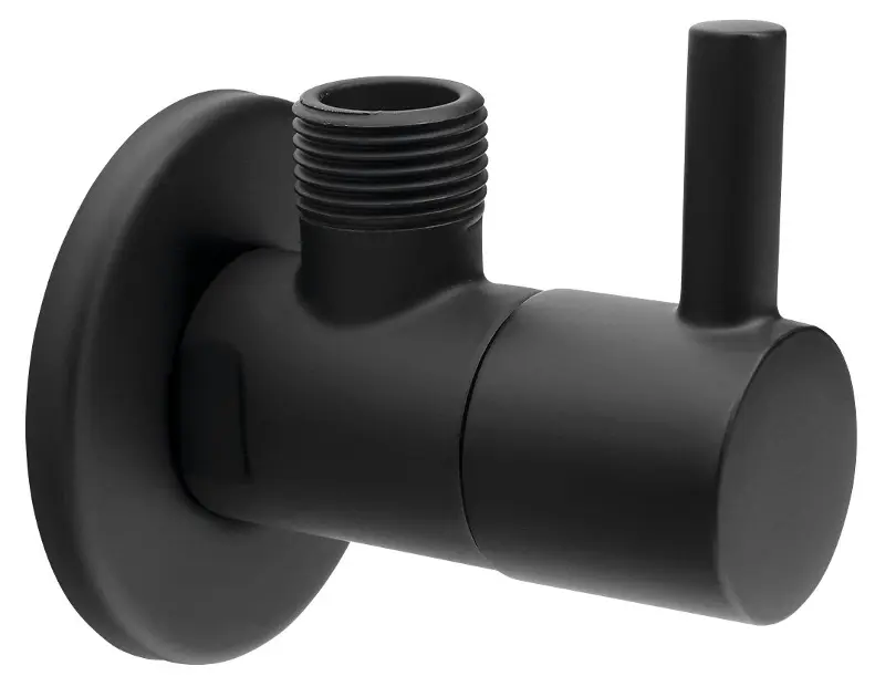 Aqualine - Eckventil, schwarz matt 5317B