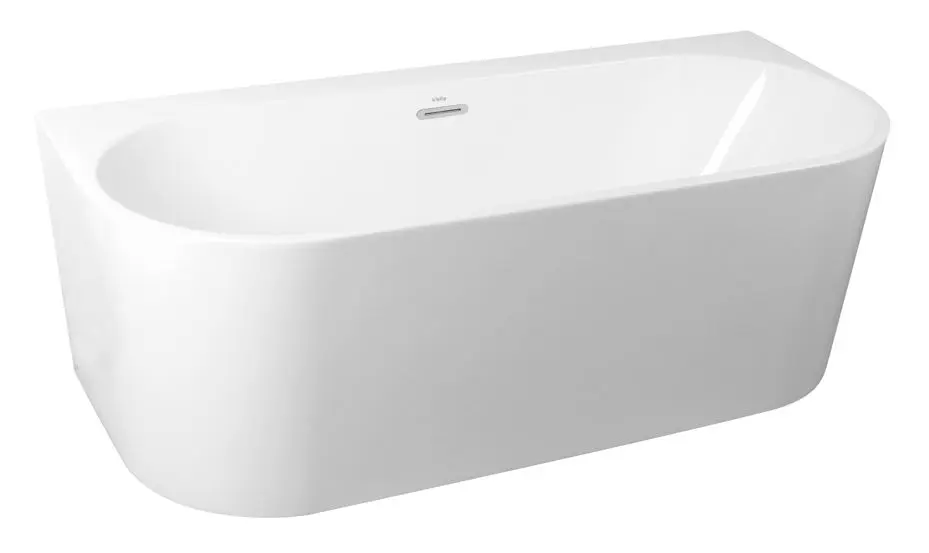 kielle - Volně stojící vana ke zdi 170x75 cm, bílá 11324431IIJ1