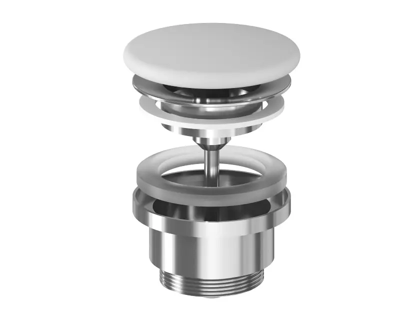 Ravak Flat - Ikke-lukkeligt udløb, røggrå X03071