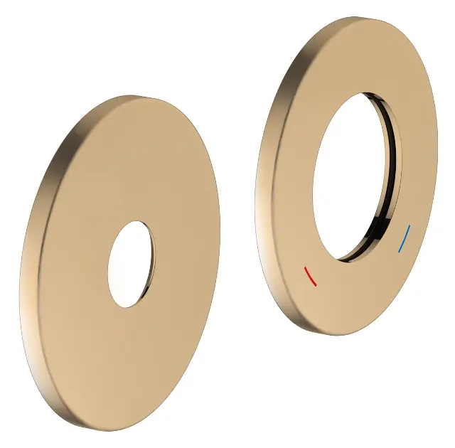 Keuco Edition 400 - Poklopna rozeta, brušeni mesing 51516250091