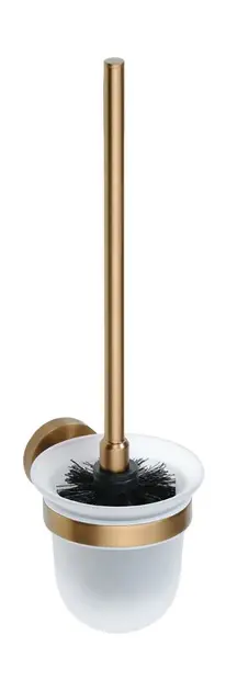 Sapho X-Round - Hängende Toilettenbürste, Milchglas, mattes Kupfer XR303PG