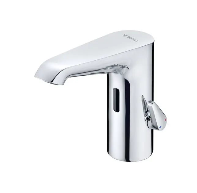 Schell Xeris E - Elektronische wastafelkraan, 6 V batterijvoeding, Bluetooth, chroom 002620699