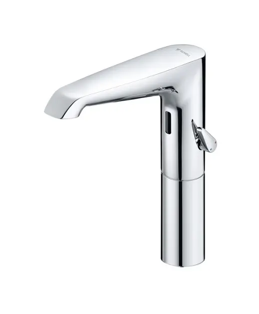 Schell Xeris E - Elektronische wastafelkraan, 6 V batterijvoeding, Bluetooth, chroom 002700699