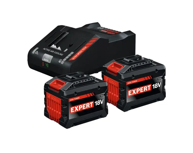 Bosch - Sada 16A nabíječky EXAL 18V-160 a 2x aku EXBA 18V-150 Li-Ion 15,0 Ah 1600A0373Z