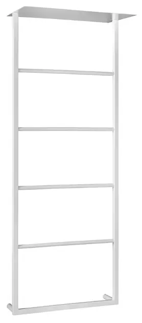 E-shop Sapho Ska - Sušiak uterákov s policou 45x118x25 cm, matná biela SKA711
