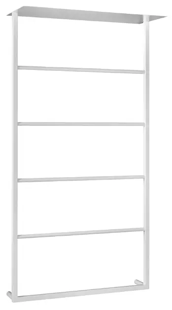 E-shop Sapho Ska - Sušiak uterákov s policou 60x118x25 cm, matná biela SKA712