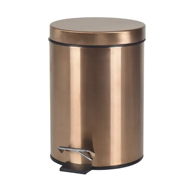 Sapho X-Round - Cubo de basura Copper 3 l, cobre mate XJ011PG