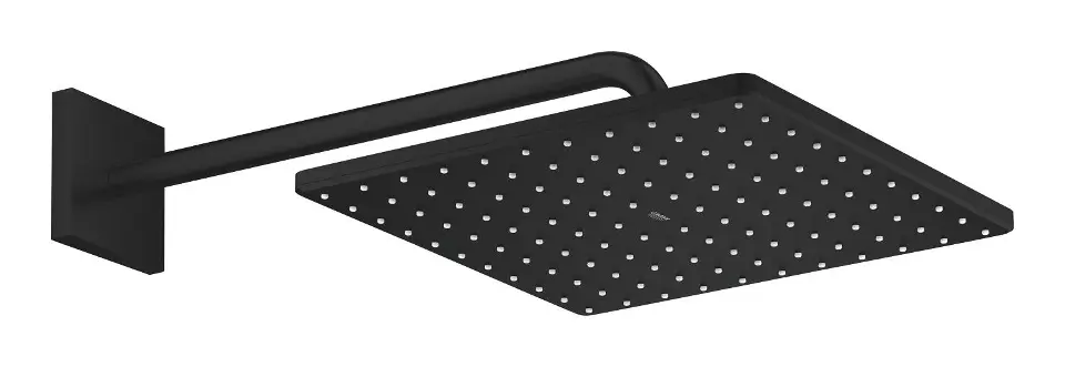 Levně Grohe Rainshower Mono Cube - Hlavová sprcha, 31x31 cm, phantom black 26564KF0