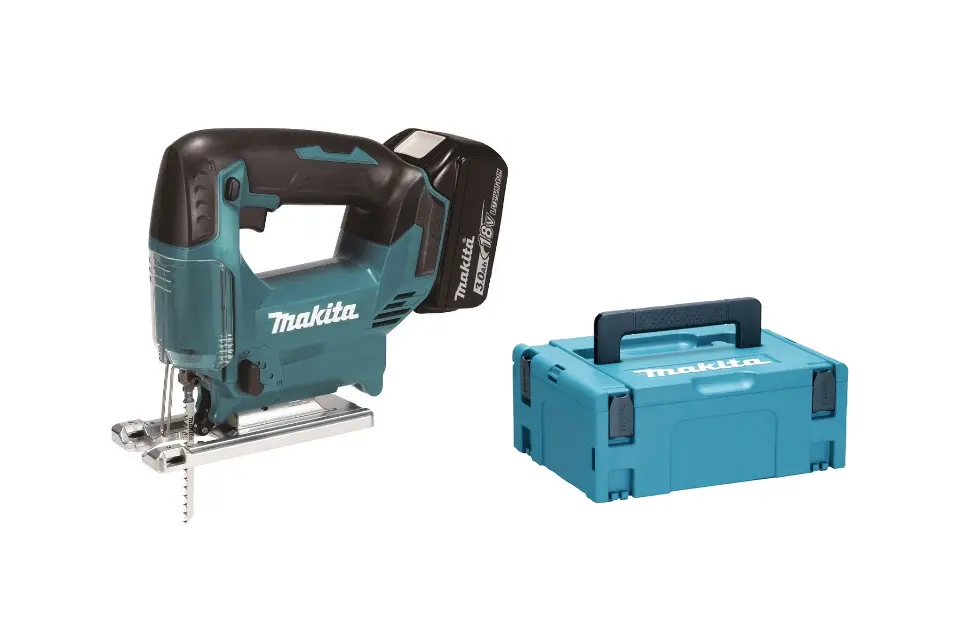 Makita - 18V AKU priamočiara píla, 2x aku 3,0 Ah Li-ion, nabíjačka DJV186SFJ