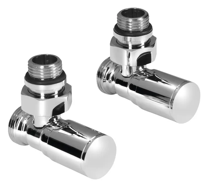 Aqualine C-START - Ventil-Anschlussset, Eckverbindung, Chrom SC237C
