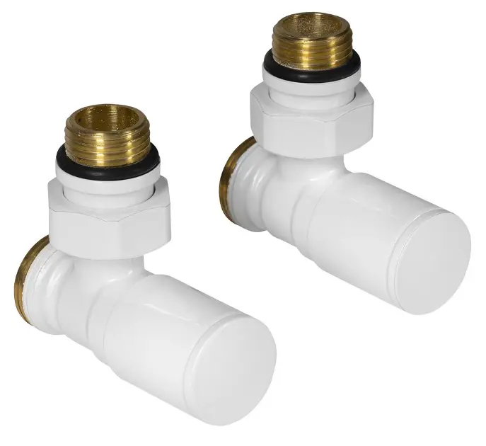 Aqualine C-START - Kit de raccordement pour robinets, raccordement d'angle, blanc SC237W