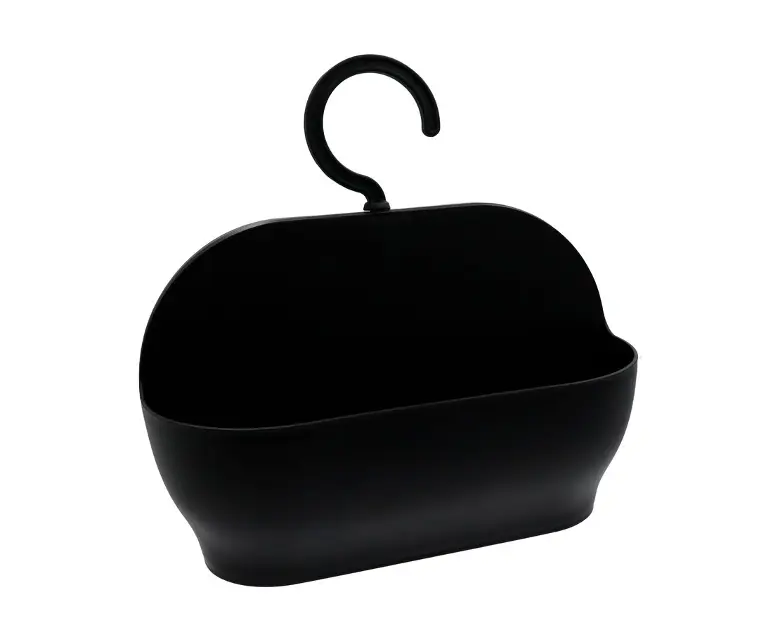 Aqualine Sharon - Étagère, longueur 23 cm, noire SH8455B