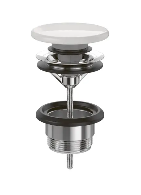 Levně Villeroy & Boch - Umyvadlová výpusť, ClickClack, Stone White 681700RW