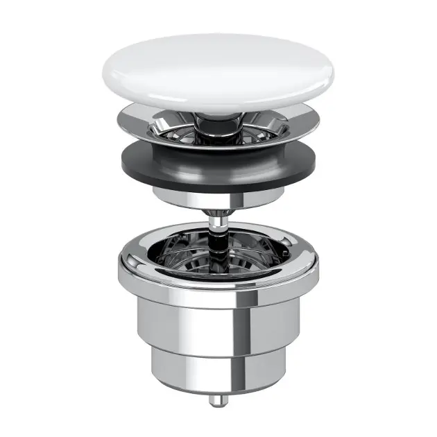 Villeroy & Boch - Neuzavíratelná výpusť, Stone White 683500RW