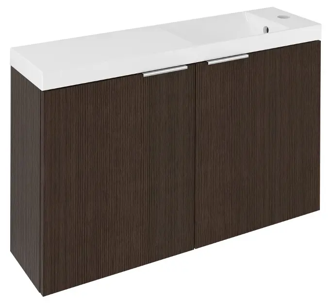 Levně Sapho Latus - Umyvadlová skříňka X 79x50x22 cm, 2x dvířka, borovice rustik LT110-SET04